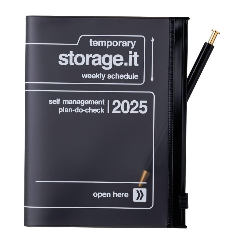 MARK'S 2024/2025 Pocket Diary A6 Vertical Storage It // Navy: