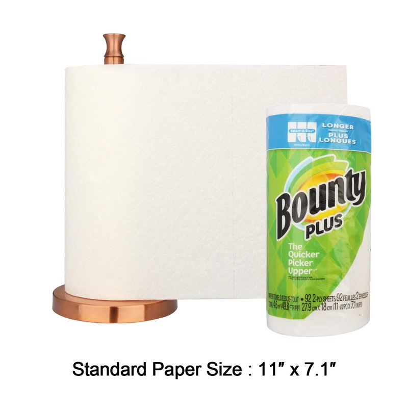 Paper Towel Holder Roll Dispenser Stand for Kitchen Countertop &