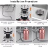 Garvee 560W Garbage Disposal Continuous Feed Food Waste Disposer Cleaner