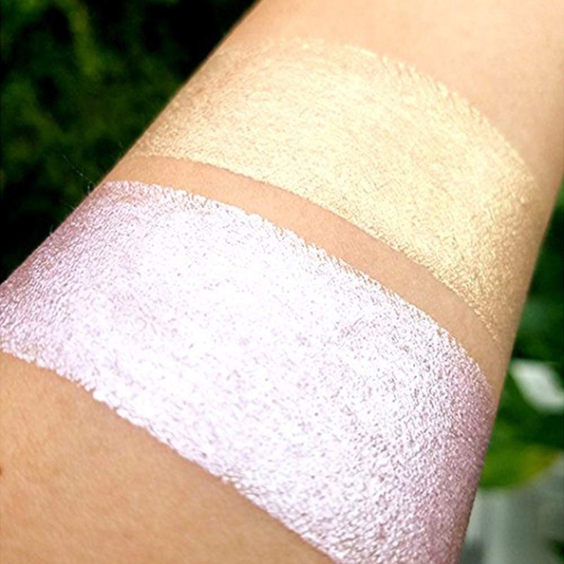 Bronzers Highlighter-Stifte, 2 Farben, schimmernd, Creme, Puder, wasserfest, helle Gesichtskosmetik