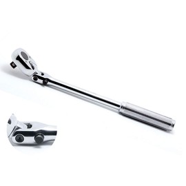 Koken 3/8 (9.5 mm) SQ. Oscillating Ratchet Handle (with lock/knurled grip), Total Length: 10.4 inches (265 mm) 3774NL