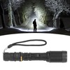 Telescopic Zoomable Flashlight 5 Lighting Modes 5000LM Waterproof Bright Flashlight