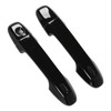 4PCS/Set Exterior Door Handle Covers Lock Caps Stick On Replacement