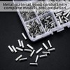 600 Pcs Wire Ferrules Kit, Non-Insulated Ferrule Crimp Terminals, Wire
