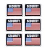 RYNO GEAR Embroidered Sew-On Patch Bundle for Uniforms. (Security American