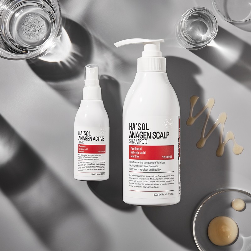 Hesol Hair loss symptom relief Haesol Anagen Shampoo Tonic Set