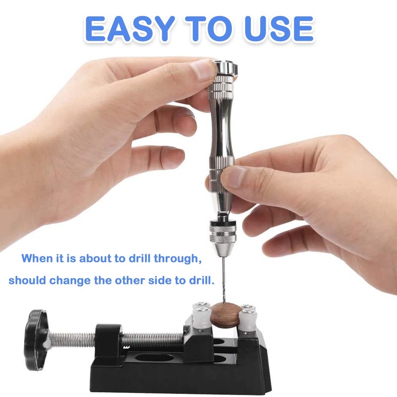 JONMON Mini Drill Bit Set, 12Pcs 0.5-2mm Micro Twist Drill