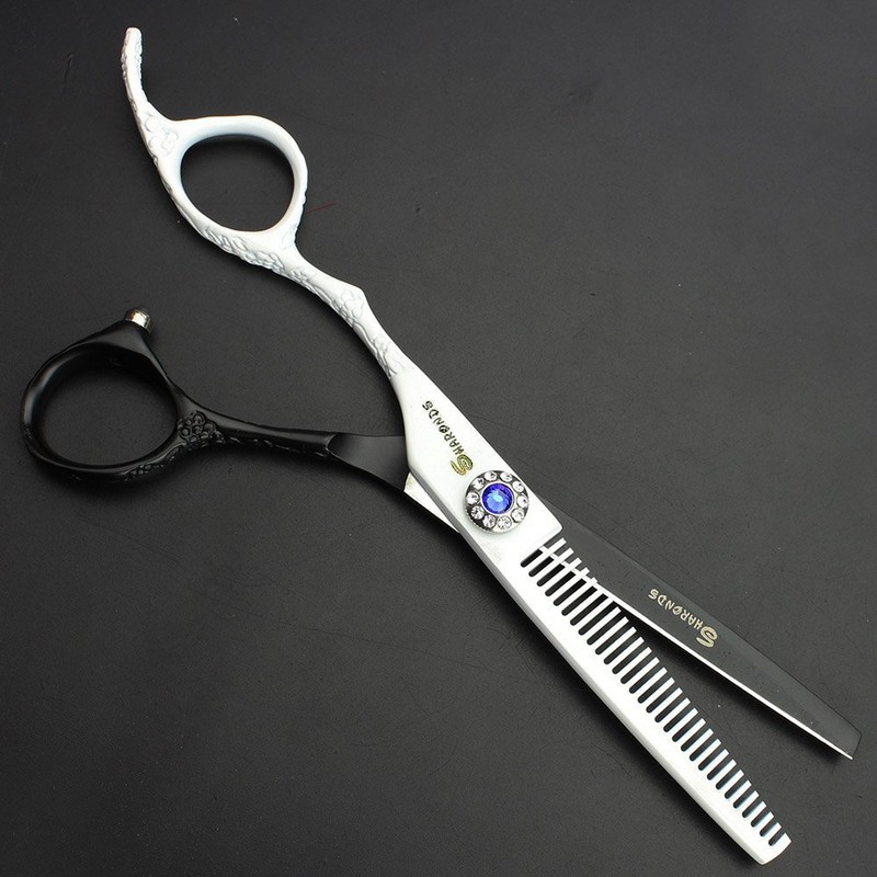 Hairdressing Scissors 6 Left-Handed Japanese High-End Barber Scissors 440C