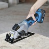 G LAXIA Mini Circular Saw, 4-1/2"" 3400RPM Cordless Circular Saw