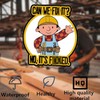 PUGAILA Funny Hard Hat Stickers for Men, Hardhat Sticker,Toolbox Helmet
