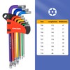 DAKCOS Torx Key Set T10-T50, 9-Piece Torx Allen Key Set