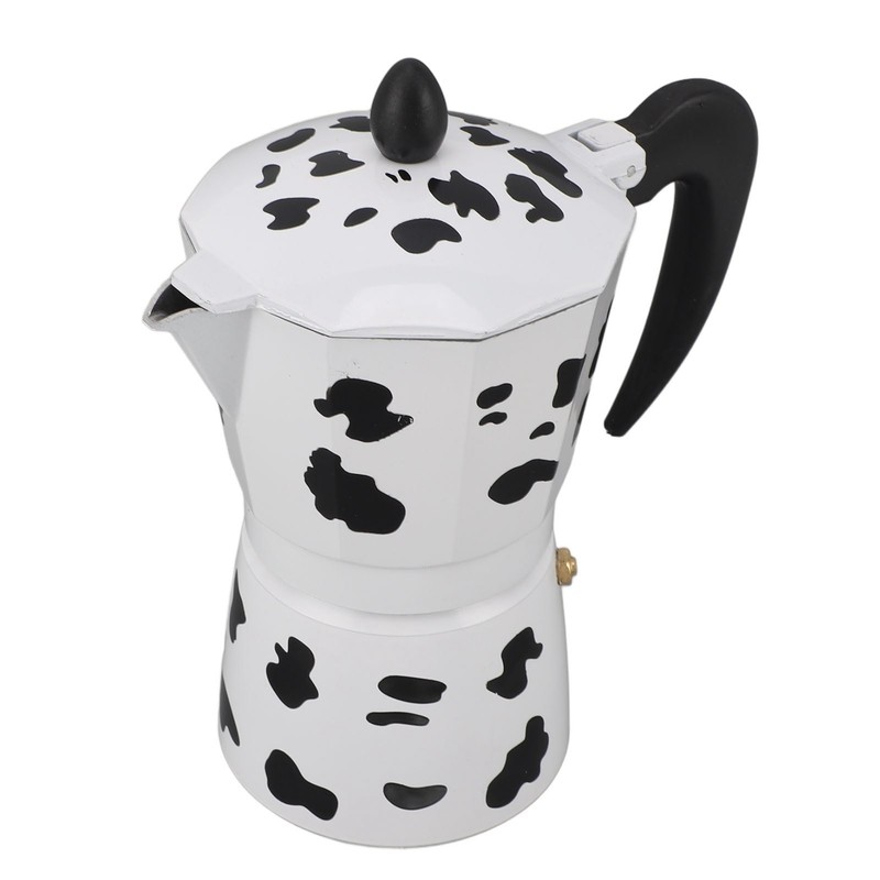 Milk Cow Color Moka Pot Aluminum Coffee Pot Coffee Maker
