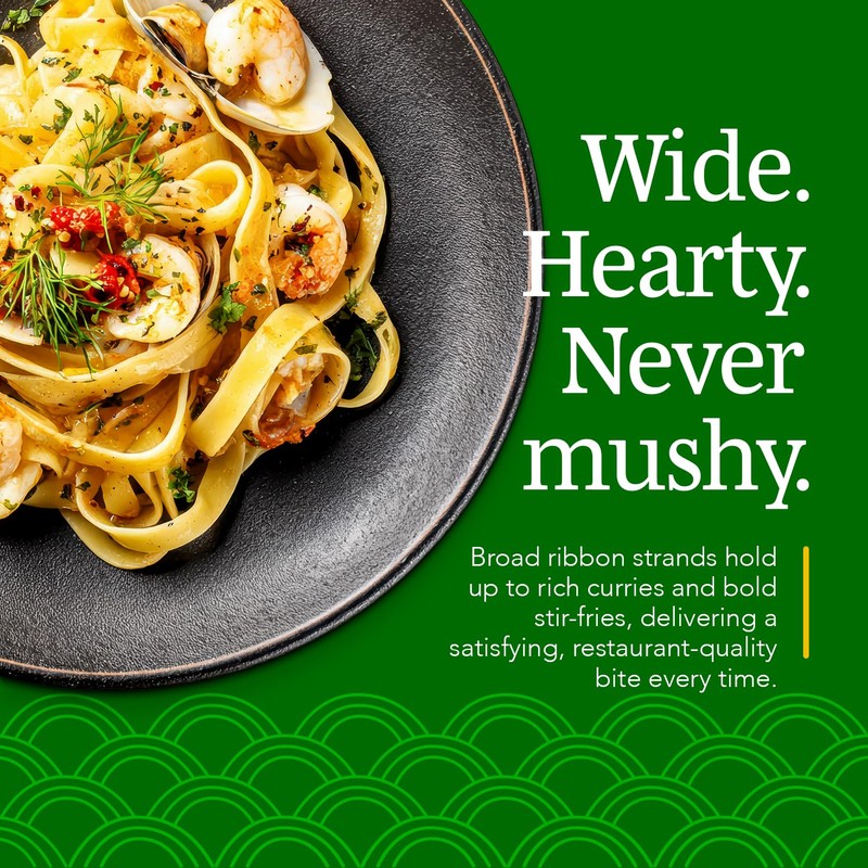 Taste Of Thai Noodle Rice gluten free Extra wide, 16