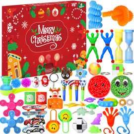 Fidget Advent Calendar, Advent Calendar 2024 for Kids, Christmas Countdown Calendar Sensory Toys for Boys Girls, Xmas Present Party Favor Presents for Toddler Teens
