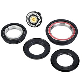 AL6061 T6 Mountain Road Tapered Straight Tube Fork Headset, 44mm 56mm Headset Fork Bearings Cycling Accessory ZS44/28.6 ZS56/40(30)