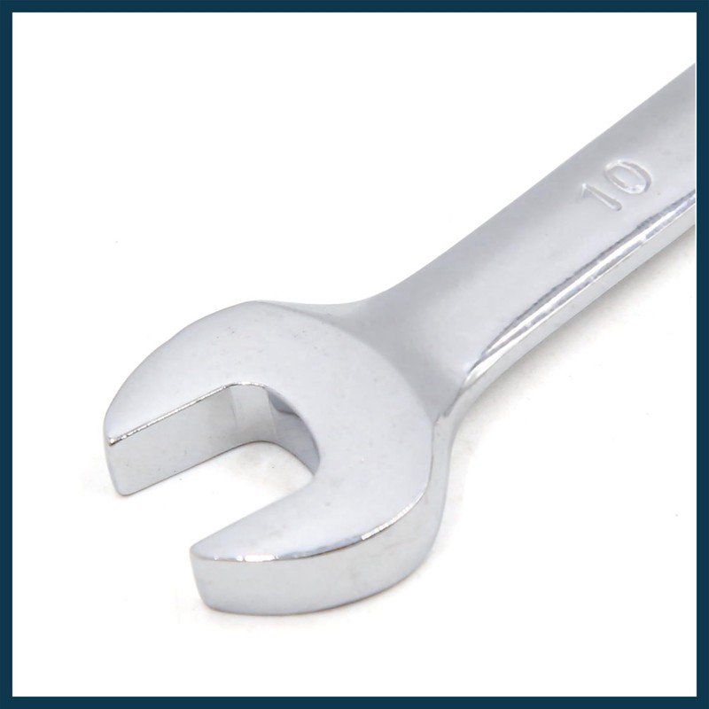 TUCKBOLD 10mm Swivel Head Combination Socket Spanner Wrench Auto Car