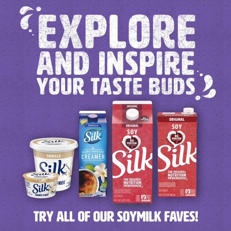 Silk Shelf-Stable Soymilk Singles, Very Vanilla, Dairy-Free, Vegan, Non-GMO Project