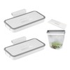 USHXVG 2 pieces of garbage bag racks, camping accessories, hanging