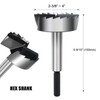 NIBBLAX 3 Inch Forstner Drill Bit for Woodworking, 3" Forstner