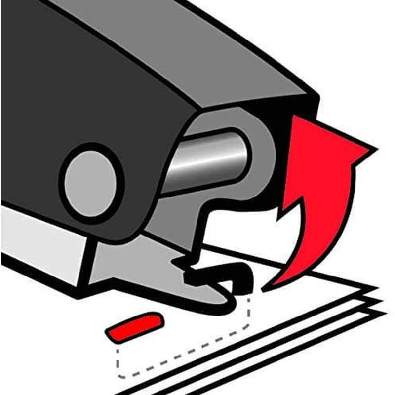 Maped M352411 Essentials Mini Metal Mini Stapler – 15 Pages,