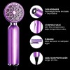 Secadora De Cabello Con Difusor Plegable Tourmaline Timco Violeta