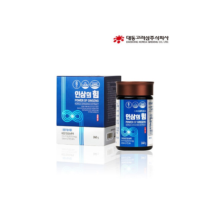 26.12.14Daedong Korean Ginseng Power of Ginseng 240g / 26.12.14본사직영 대동고려삼
