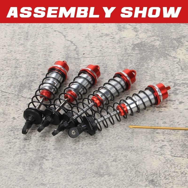 4x Alloy Front Rear Shock Absorber Damper for Arrma 1-8