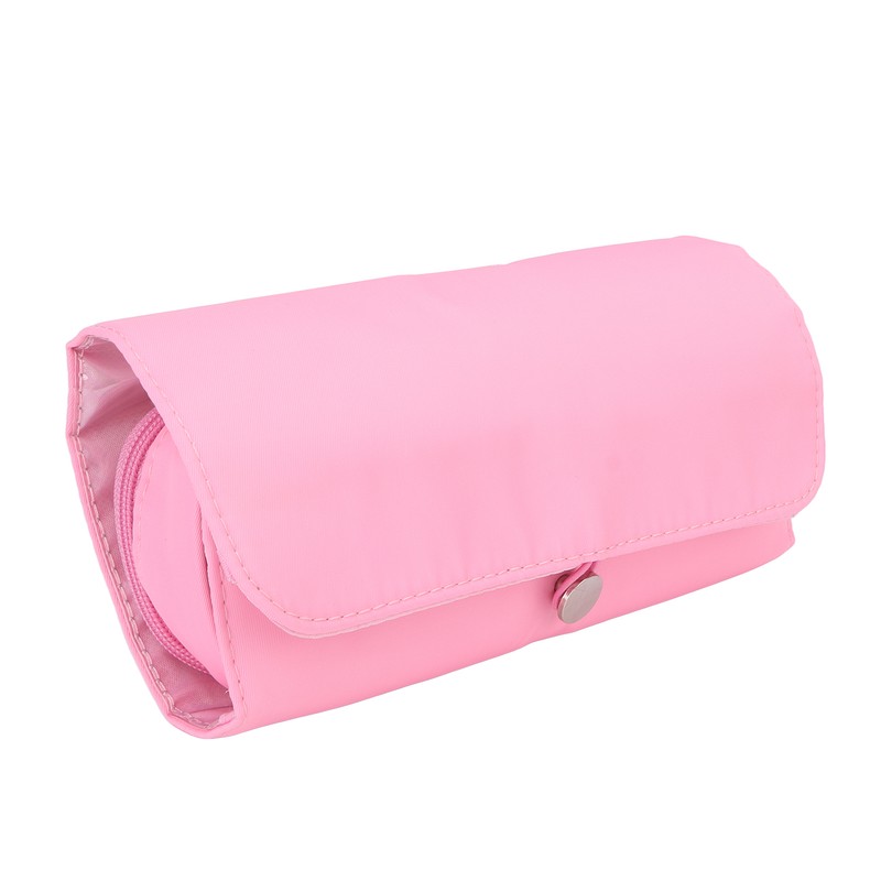 Cosmetic Bag Professional Makeup Brush Rolling Case Pink Cosmetics Make