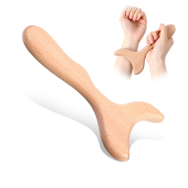 ValueBargain Wood Therapy Massage Tool, Lymphatic Drainage and Muscle Relaxation,
