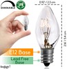 7 Watt Night Light Replacement Bulbs - 12 Pack Salt