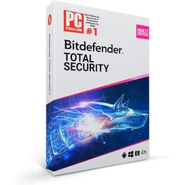 Bitdefender Total Security 2024 - 3 Devices | 1 year Subscription | PC/Mac | Activation Code by Post