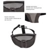 Adjustable Bulldog Mask Bite and Barking Dog Muzzle Eye Closed