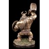 Viking Figure with Hammer | Veronese Decorative Bronze Look