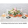 ShinyBeauty 12x72-Inch Rectangle-Orange-Sequin Table Runner- for Wedding/Party/Decor (12x72-Inch) (Orange)