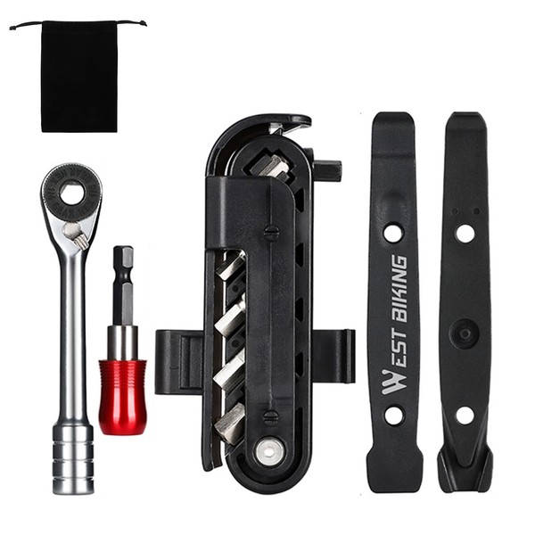 Aomiun Bike Repair Kit Bike Tool Kit with Ratchet Wrench