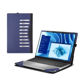 Laptop Cover for DELL Latitude 7440 14 Laptop (2023) 14" |Latitude 7450 )Latitude 7455 Laptop or 2-in-1 casecomputer case PU Leather Protective Cover (Blue)