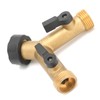 G3/4 Female Thread Connector Brass Ball Valve Hose 3‑Way Connector