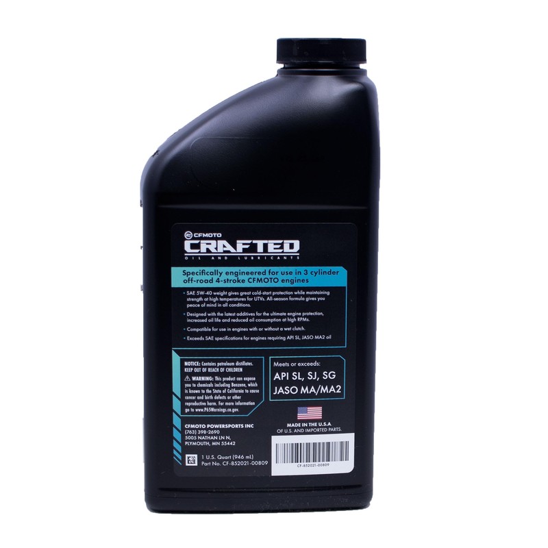 Edwards Oil Change Kit fits CFMoto UForce U10 XL Pro