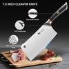 MAD SHARK Meat Cleaver, Professional 7.5 Inch Bone Chopping Butcher