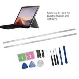 Jectse Bumper Feet Strips, 2 Pieces, Non-Slip Notebook DIY Rubber Bumper Feet Replacement Tool for Laptop Studio 14.4 Inch, Rubber Feet Strips of the Lower