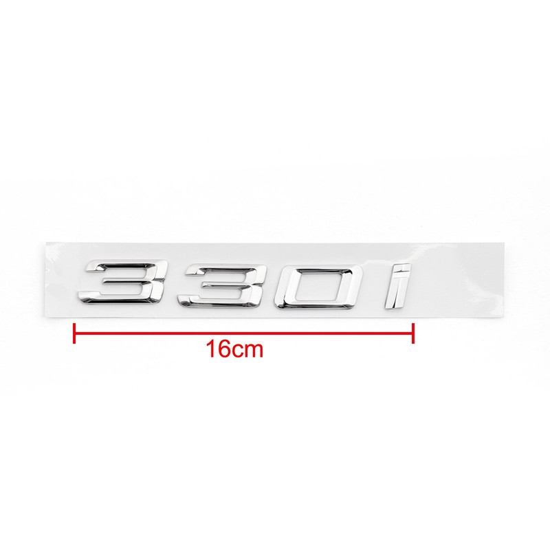 Bruce & Shark Car Rear Emblem Metal 330I Suitable for