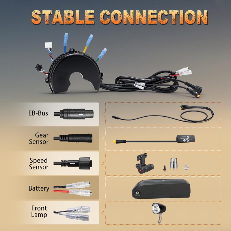 Bafang BBS01 36V 350W Controller BBS01B Mid Drive Motor with