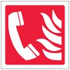 V Safety Fire Phone Symbol 150 x 150 mm -