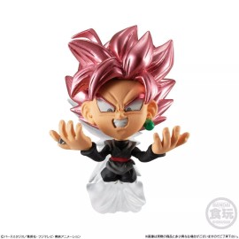 Bandai Dragon Ball Super Warriors Chou Senshi Mini Figure Goku Vegeta Jiren Zeno Trunks - Goku Black (Super Saiyan Rose)
