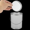 Acrux7 9 Pack Clear Plastic Empty Paint Cans with Metal