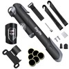 Diyife Bike Pump with Pressure Gauge, [120 PSI] [17 in