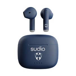 Sudio A1MTY Audífonos True Wireless In-Ear, IPX4, Bluetooth 5.3, con Micrófono, Rayados de Monterrey