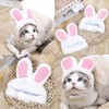 LERTREE Pet Bunny Ears Hat, Plush Rabbit Cosplay Headdress for