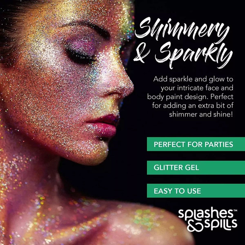 Splashes And Spills - Gel De Pintura Corporal Con Purpurina