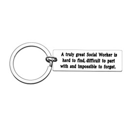 MADHAHEFU Coworker Keyring Leaving Gifts for Colleague Thank You Gifts for Colleague Employee Appreciation Keyring Coach Mentor Social Worker Coworker Christmas Birthday Gifts Jewellery